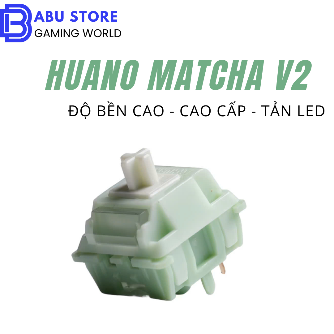 Switch bàn phím cơ Huano matcha latte v2